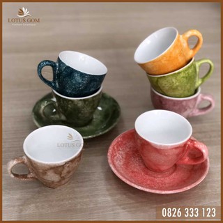 Tách Cafe, Ly Sứ Espresso Bọt Biển 70ml