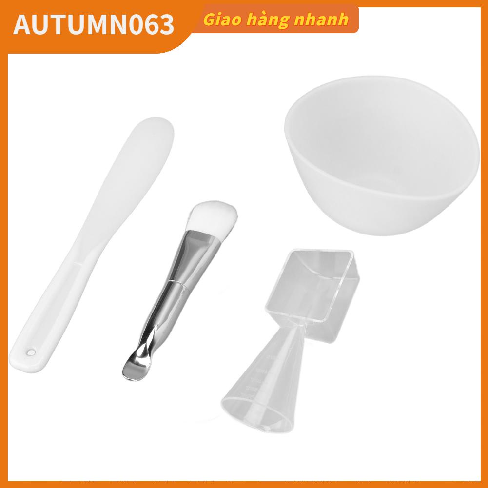 Autumn063 Bộ bát trộn mặt nạ bằng silicon