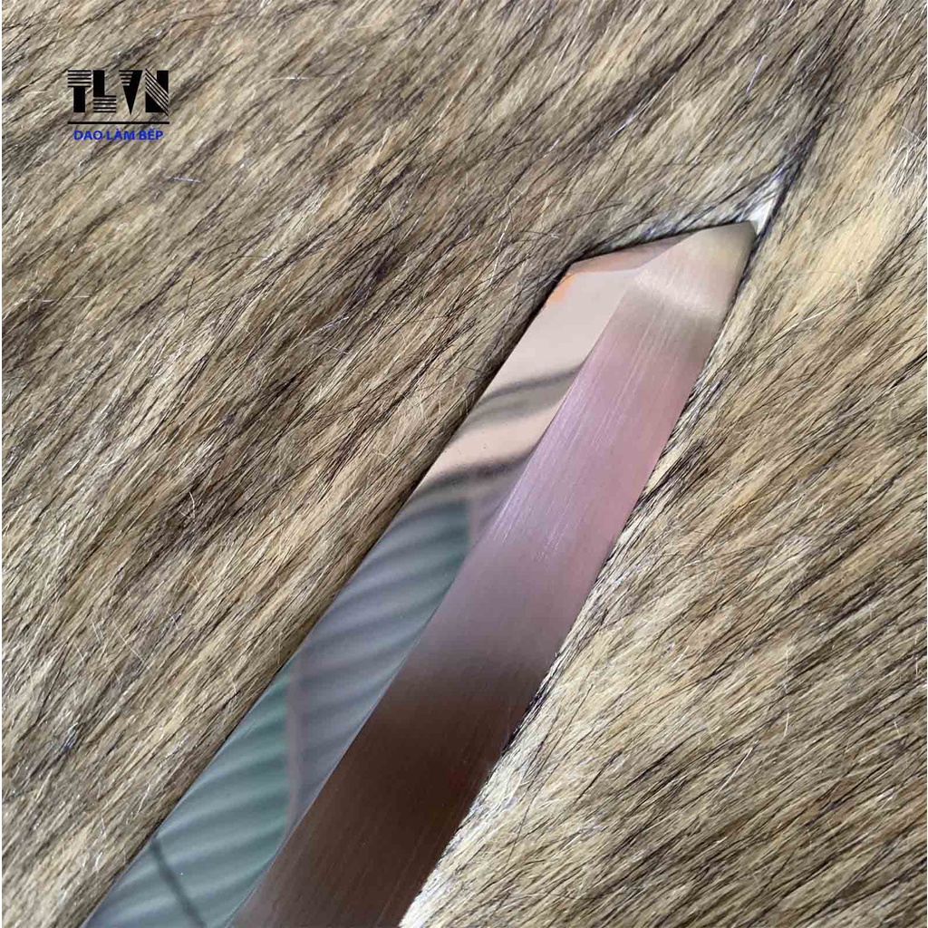 TLVN-Dao Làm Bếp Kiritsuke Yanagi chuyên cắt sashimi thép N690 Bohler cán epoxy chống thấm nước