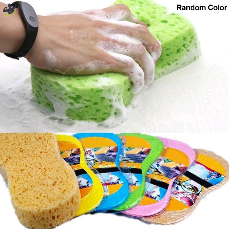 LL 1 Pcs Car Auto Washing Sponge Large-use Sponge Car Wash Kitchen Cleaning @VN