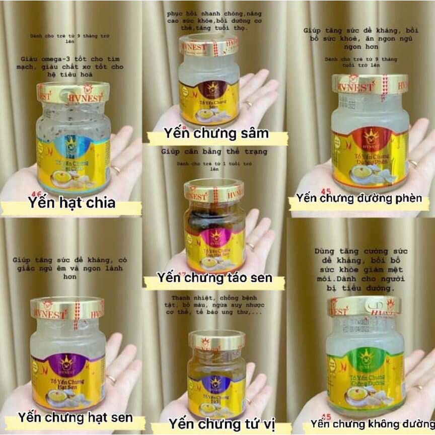 Yến sào Hoàng Việt, Yến chưng sẵn Hoàng Việt (full 7 vị) | BigBuy360 - bigbuy360.vn