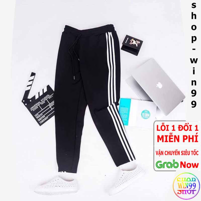 [ SIÊU PHẨM MỚI ] QUẦN THỂ THAO NAM PHỐI 3 SỌC NHIỀU MÀU dáng dài JOGGER vải thun NỈ đen ĐỎ XÁM có túi Q056