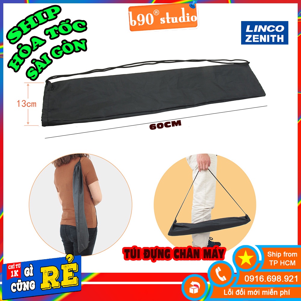 Túi đựng gậy quay tik tok, chân quay chân đèn livestream Linco Zenith 60cm