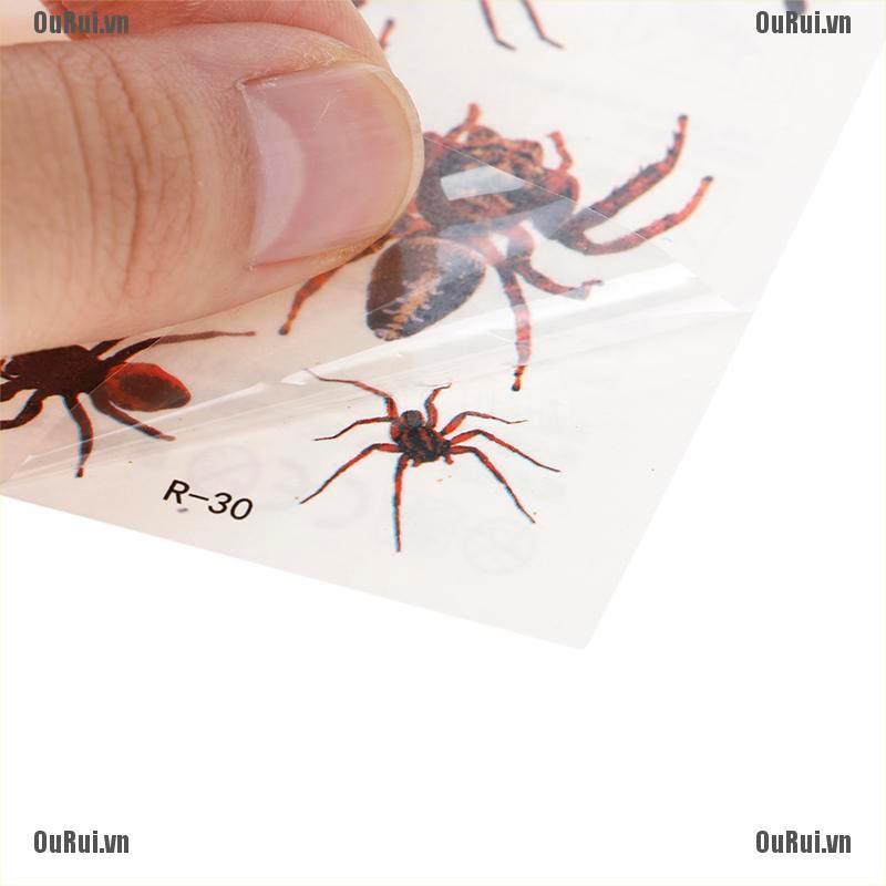 Set 30 Tấm Hình Xăm Dán Phong Cách Ma Cà Rồng Halloween Độc Đáo
