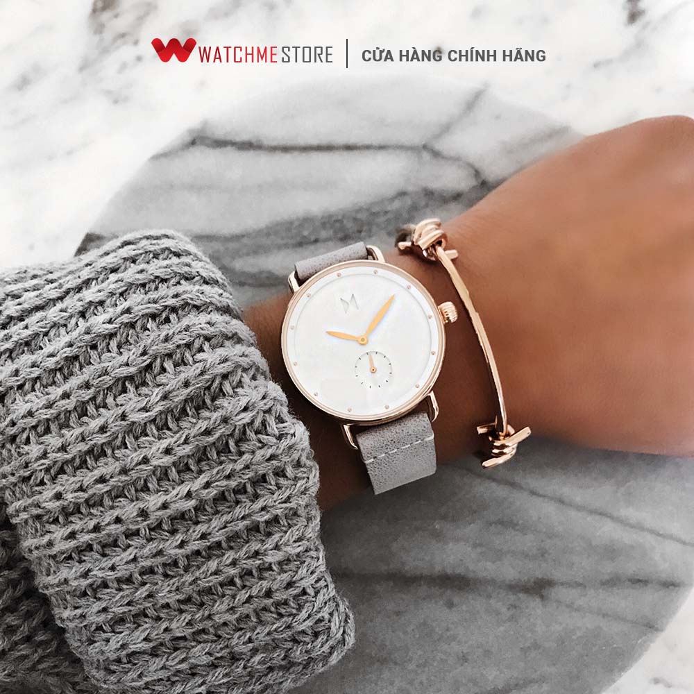 [ ĐẶC BIỆT 18-29.07 - VOUCHER 10%] - Đồng hồ Nữ MVMT dây da 36mm - D-FR01-RGGR