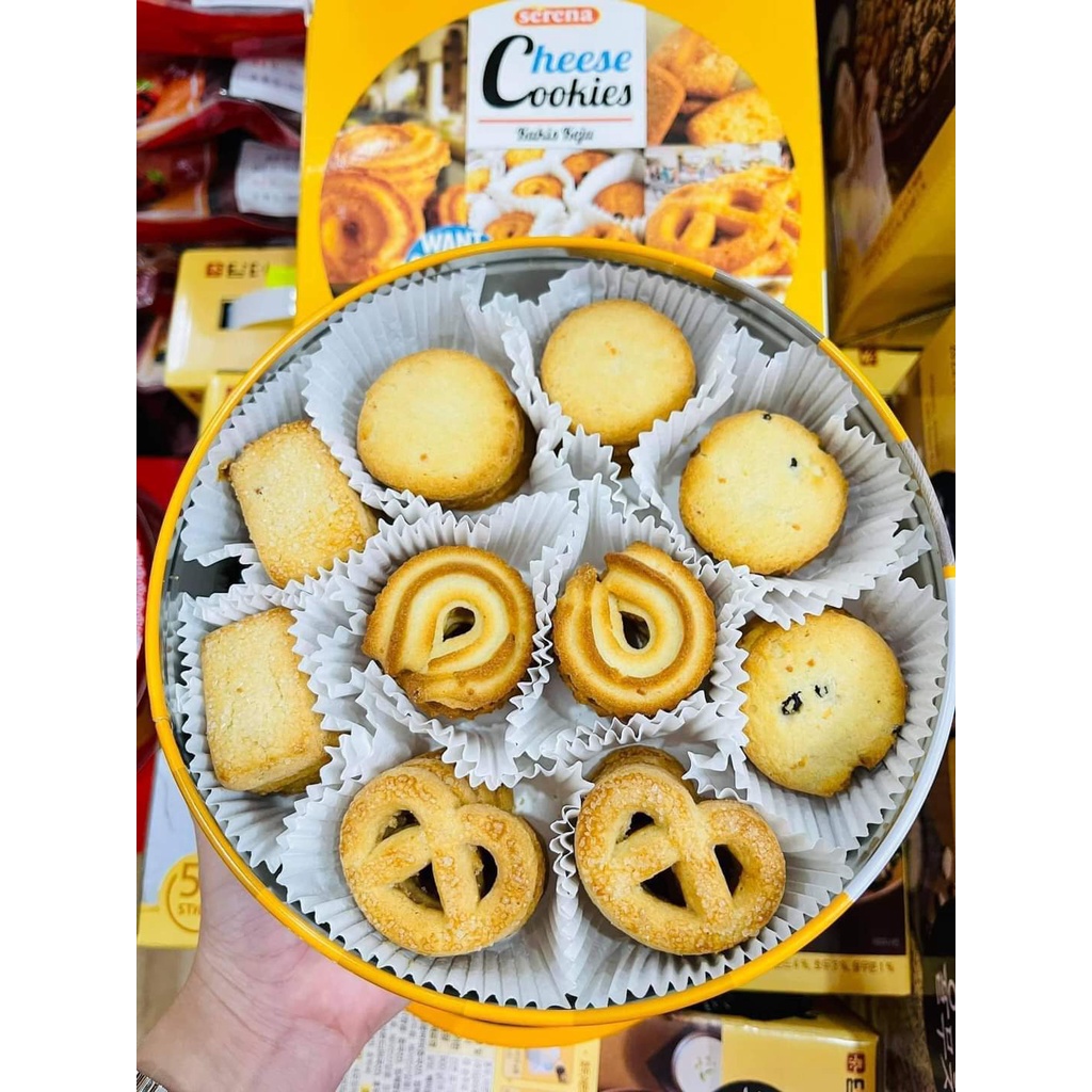 Bánh Quy Phô Mai Serena Cheese Cookies Hộp 454gr