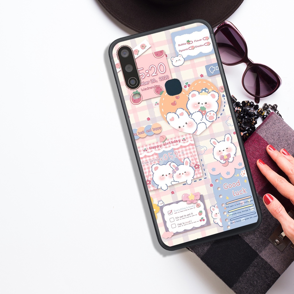 ỐP LƯNG VIVO Y11 - Y12 - Y15 - Y17 - Y19 - U10 , IN HÌNH GẤU NÂU CHOCOLATE ĐÁNG YÊU.