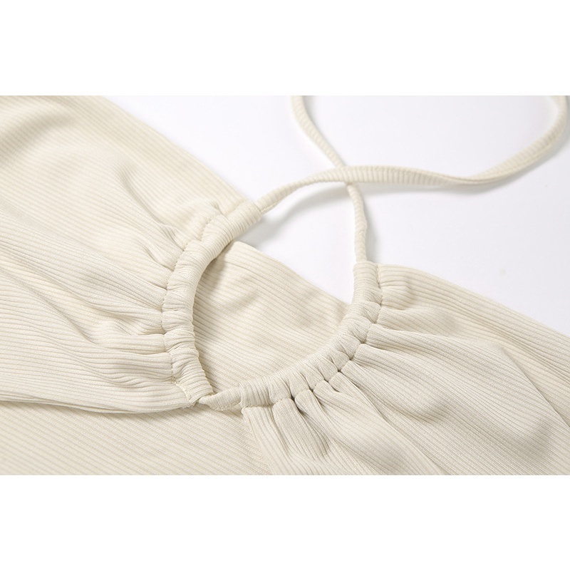 DUNEA Set Áo Dây + Chân Váy Bút Chì Lưng Cao Thời Trang Nữ