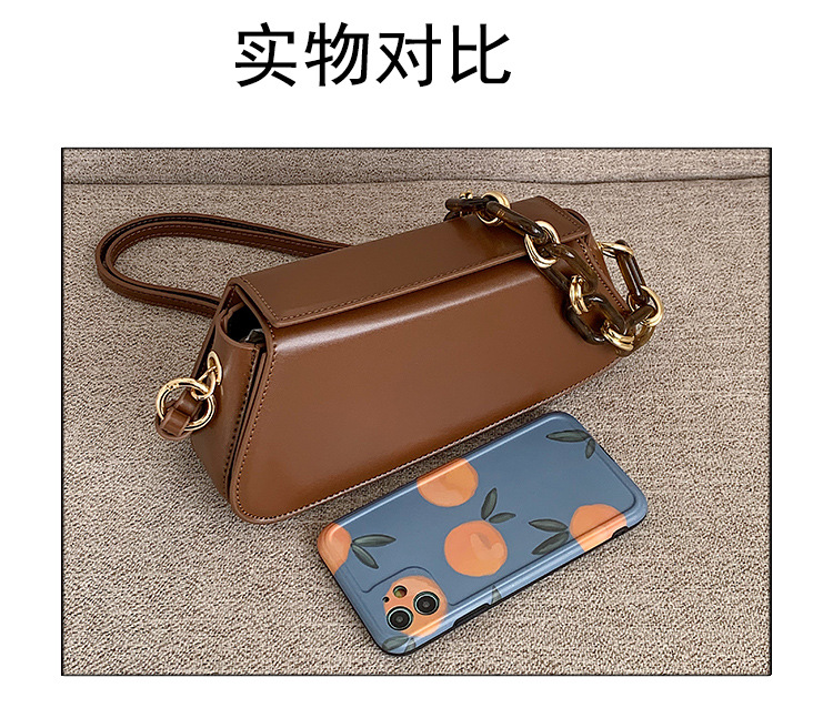 Túi Đeo Chéo Jasmin Noir Da Pu Phối Dây Xích Cỡ Nhỏ Thời Trang Cho Phụ Nữ