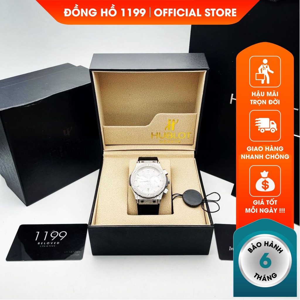 Đồng hồ cơ nam dây cao su cao cấp chống nước chống xước tuyệt đối sang trọng bảo hành 6 tháng HB1704 - 1199 Watches