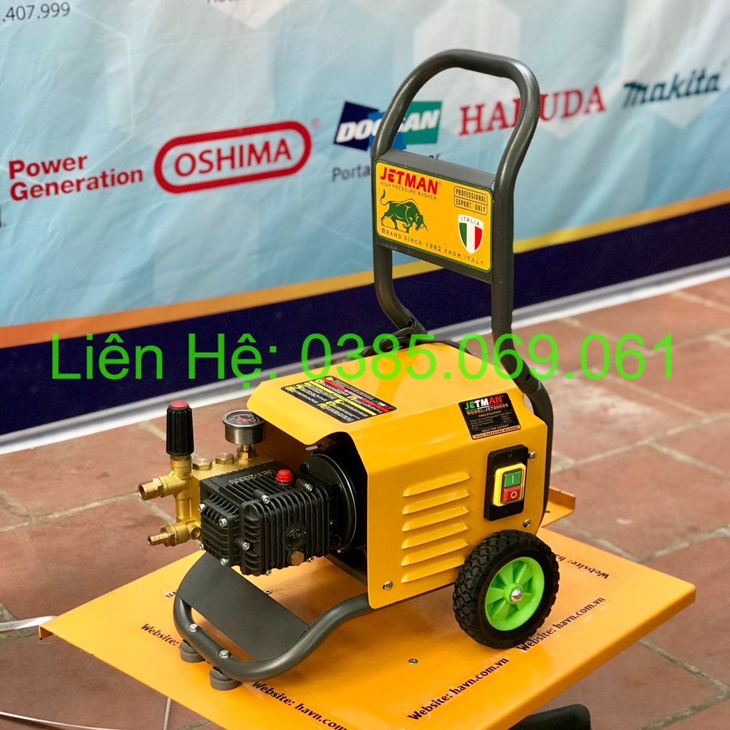 Máy Rửa Xe Cao Áp 2000W Jetman JET2000S New-Chính Hãng  -FREESHIP