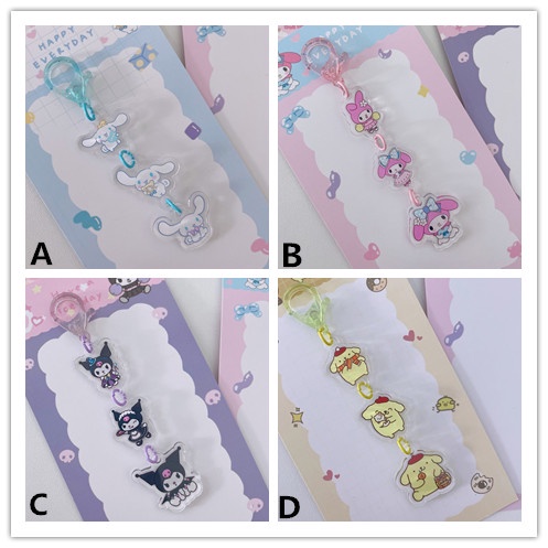 Móc Khóa Búp Bê Kuromi Dễ Thương Phong Cách Hàn Quốc