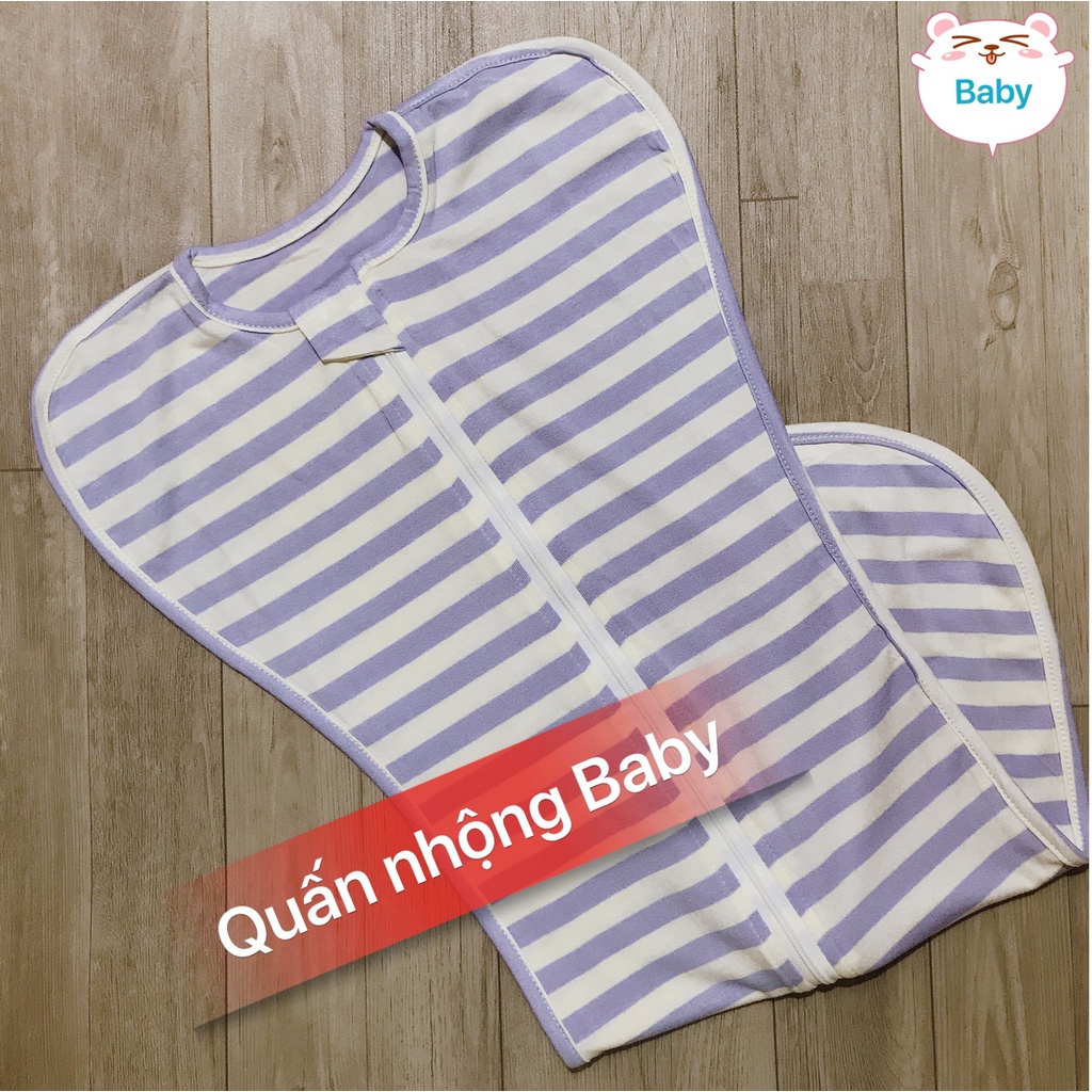 Nhộng chũn cho bé ngủ ngoan [COTTON MỀM MÁT] co giãn đàn hồi cực tốt