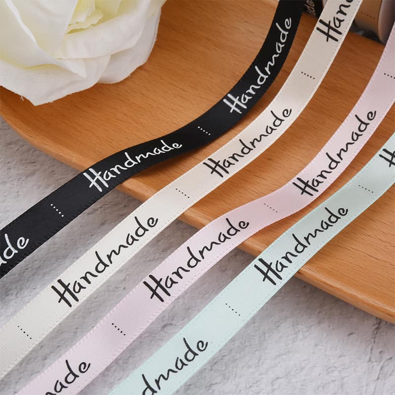 Ruy băng chữ handmade bề rộng 1cm dài 22m