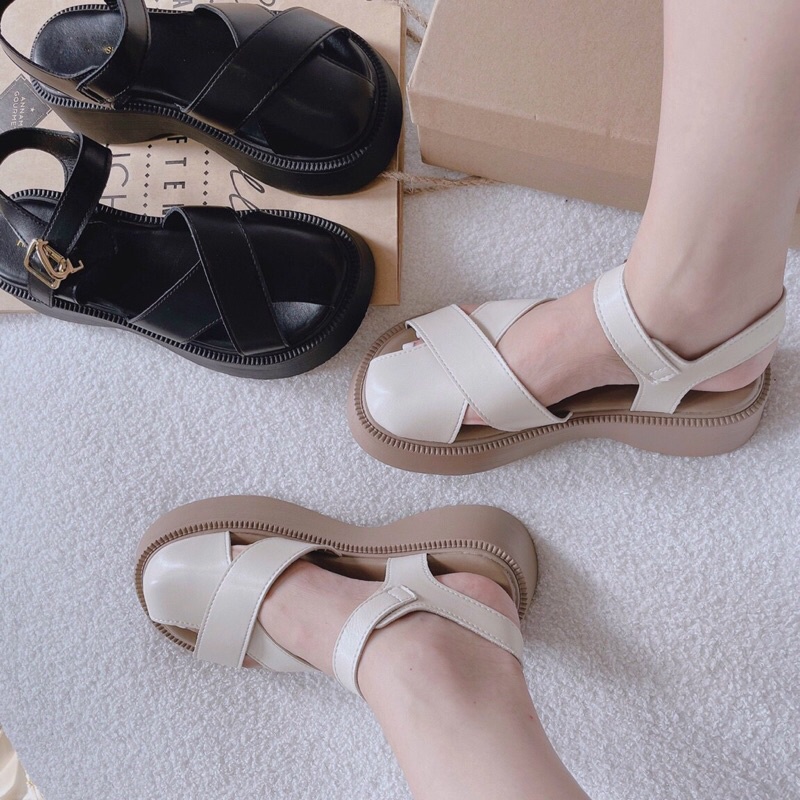 SANDAL BÁNH MÌ RỌ CHÉO QUẢNG CHÂU ( S233 S234 )