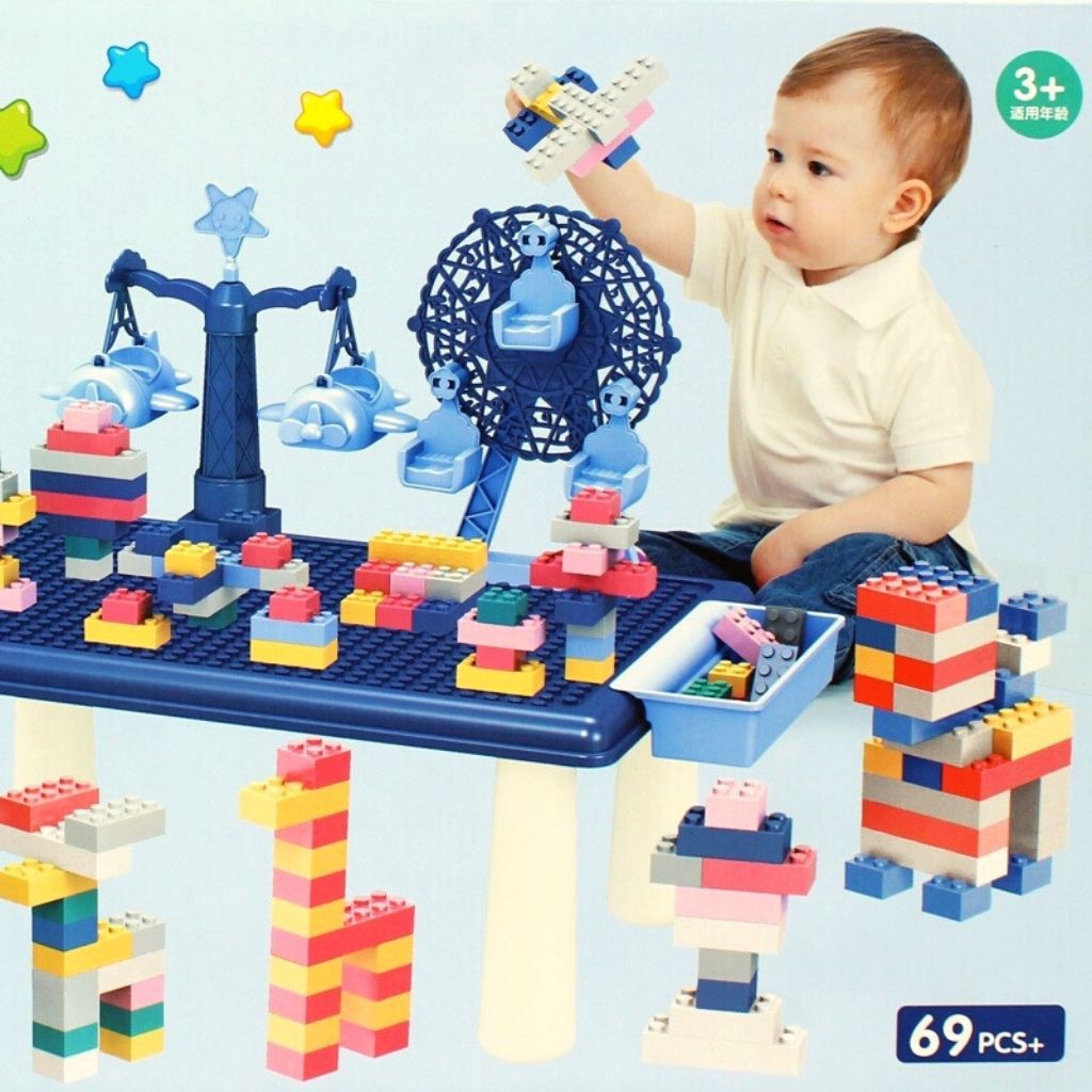 Bộ Đồ Chơi Lego Lắp Ráp Sáng Tạo có bàn xếp - Bàn lego - đồ chơi Xếp hình Thông Minh - Shop Mẹ Mốc ,BLG