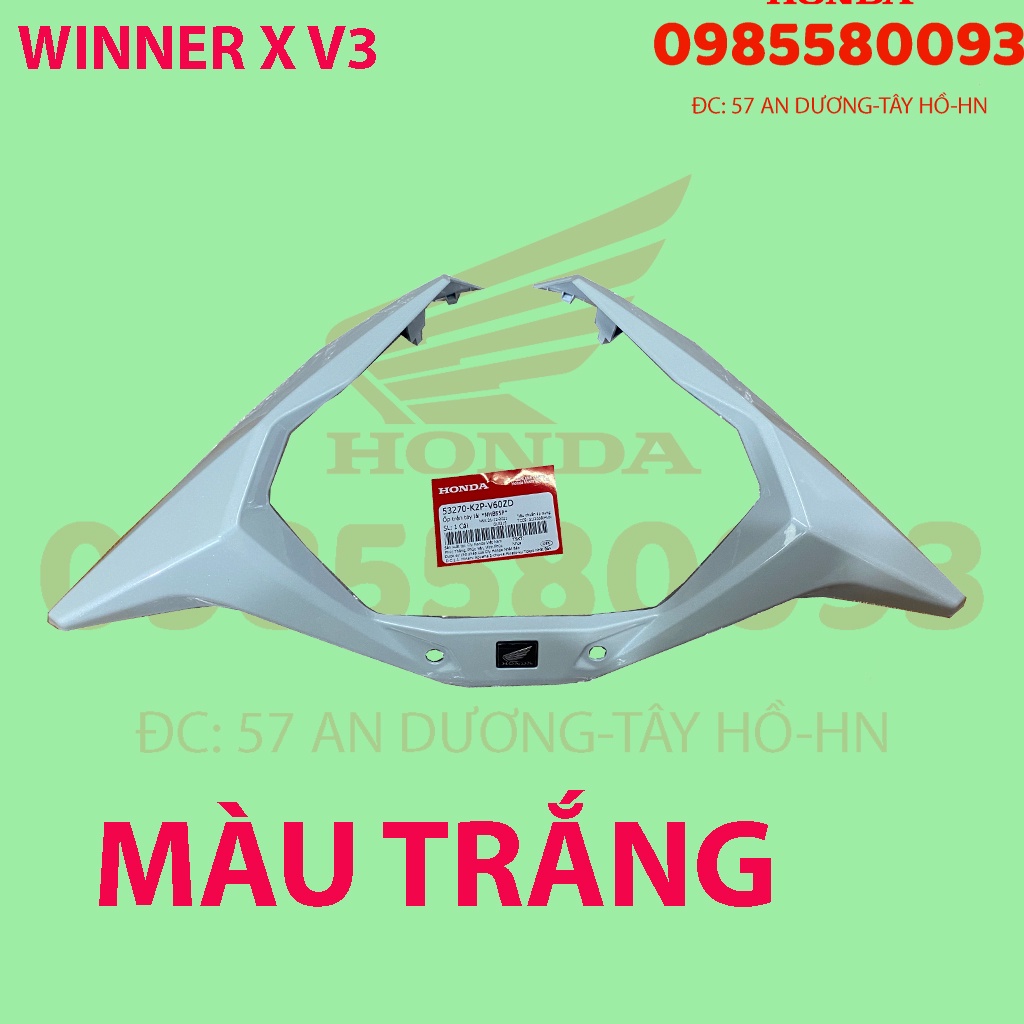 DÀN ÁO, BỘ VỎ, WINNER X V3 2022 MÀU TRẮNG