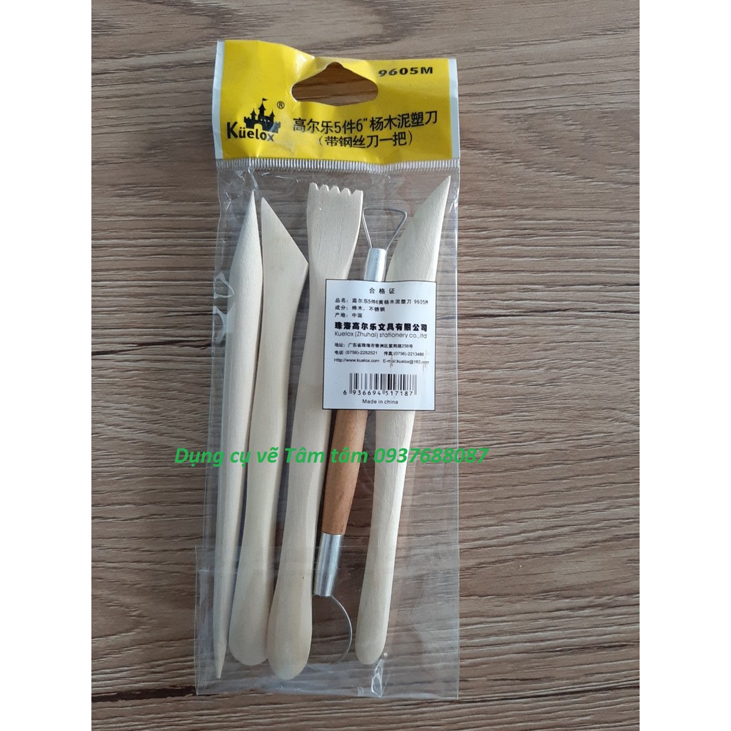 -Bộ Nạo tượng nhỏ , Nao đất sét, dụng cụ nặn đất sét-