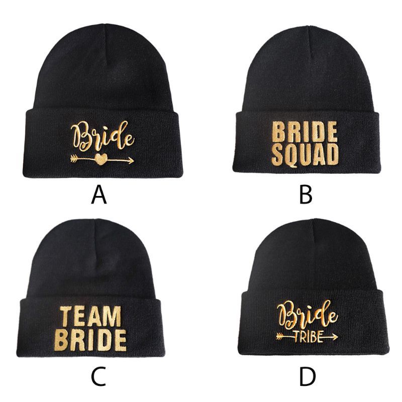 Mũ Dệt Kim Thêu Họa Tiết Màu Vàng Thời Trang Mùa Đông Cho Nữ