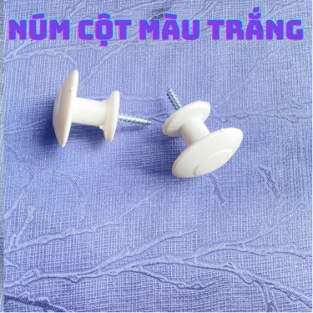 Núm Cột Dây Rèm, Núm Vén Màn Cửa Gắn Tường Siêu Bền | Màn Cửa Kim Tiền