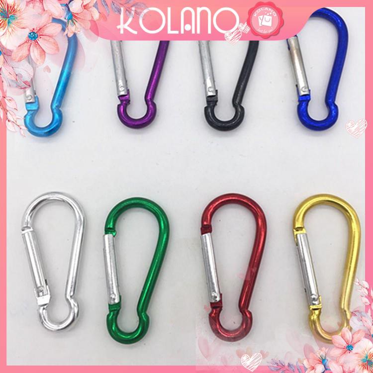 Móc khóa EDC carabiner KOLANO móc chìa khóa xe, móc balo du lịch, dã ngoại, phượt nhôm siêu bền HG-001091