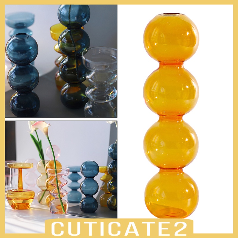 Modern Glass Flower Vase Table Hydroponics Terrarium Plant Holder Container