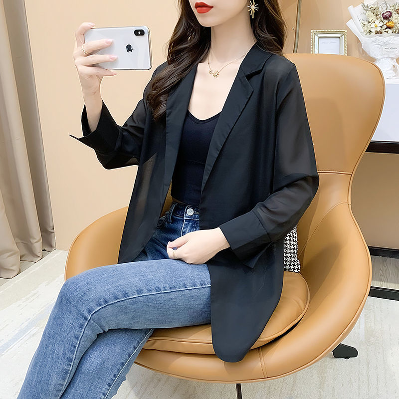 Áo Khoác Chiffon Tay Lửng Thời Trang Nữ Tính