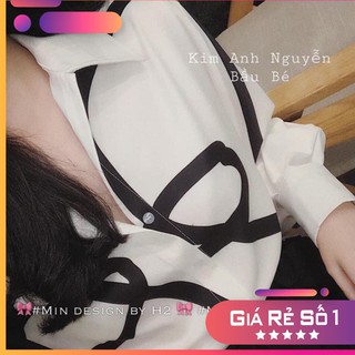 Áo Sơ Mi Nữ/HOT NHẤT/Áo Sơ Mi Nữ Form Rộng Tay Bồng Cá TÍnh