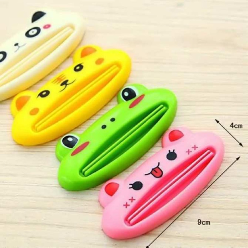 Dụng cụ Kẹp Kem Đánh Răng đa năng bằng nhựa hình thú dễ thương