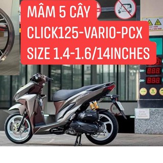 [CHÍNH HÃNG RACING BOY ] VÀNH MÂM ĐÚC RCB CLICK 125 VARIO 150
