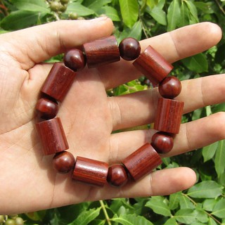 Vòng tay Gỗ Cẩm Đỏ  Đốt Trúc