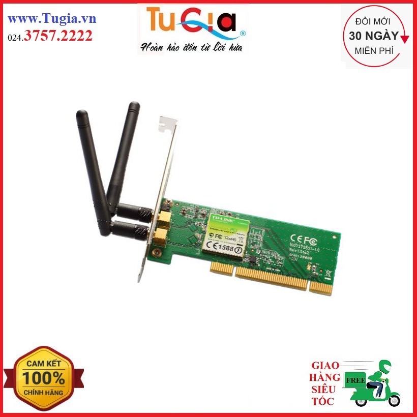 Card mạng không dây TPLink TLWN851ND 300Mbps Hàng chính hãng