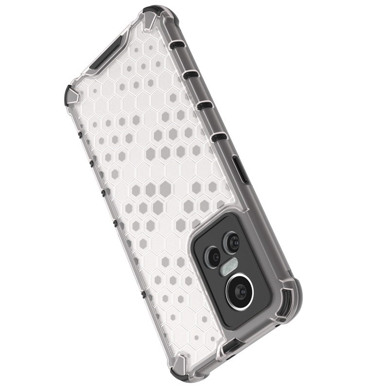 Ốp Điện Thoại Trong Mờ Họa Tiết Tổ Ong Chống Rơi Cho Realme GT Neo 3