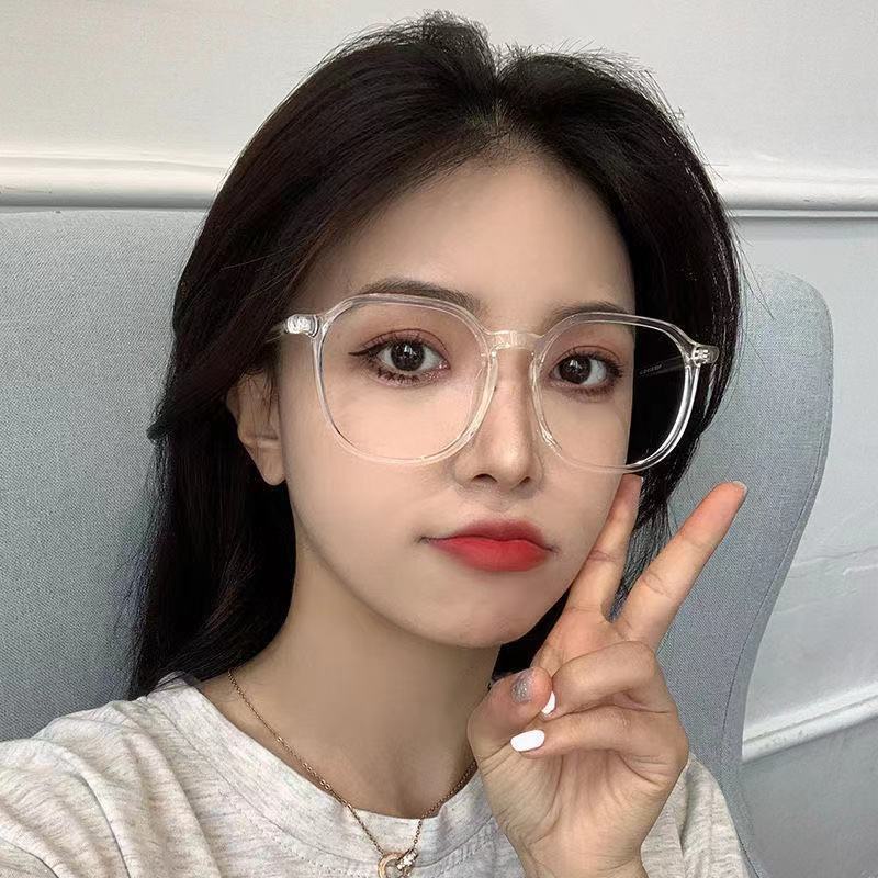 【0-600°】【Hàng Có Sẵn】Kính Cận Gọng Nhựa Chống Bức Xạ Ánh Sáng Xanh Dương Cho Nam Và Nữ