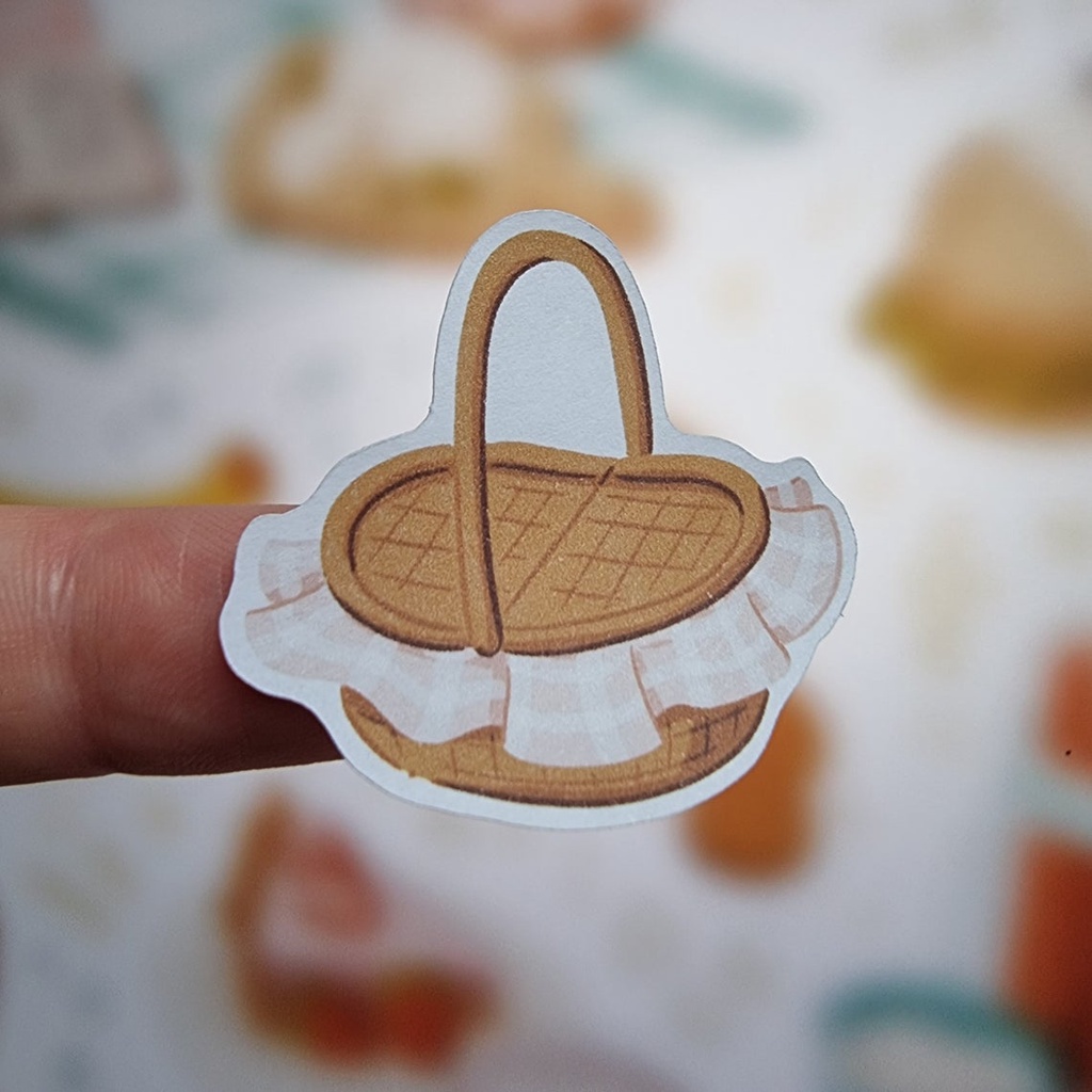 Sticker Trang Trí Sổ - Chủ Đề Cuộc Sống - SS PICNIC - Sổ Đựng Card - Trang Trí LOMO - Trang Trí TOPLOADER