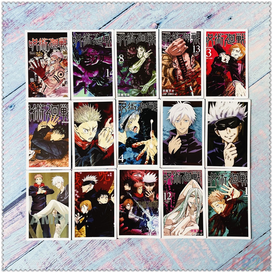 Hộp 30 Cái/ Hộp ✪ Thẻ Ảnh Lomo Hình Jujutsu Kaisen S-1:Anime Itadori Yuji / Fushiguro ✪ Bưu Thiếp Mini Kích Thước 5.5cm*8.8cm Dùng Làm Quà Tặng