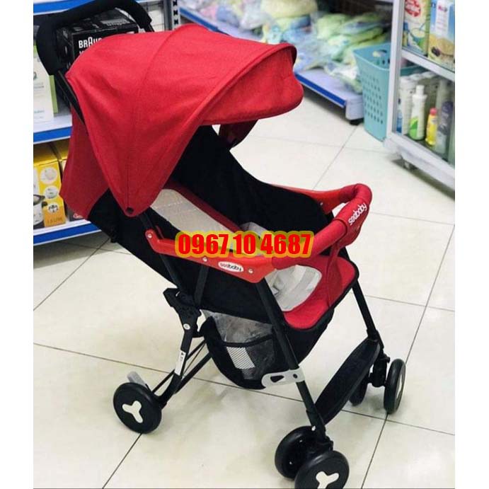 Xe đẩy du lịch Seebaby QQ2 gập gọn cho bé yêu (2 tư thế)