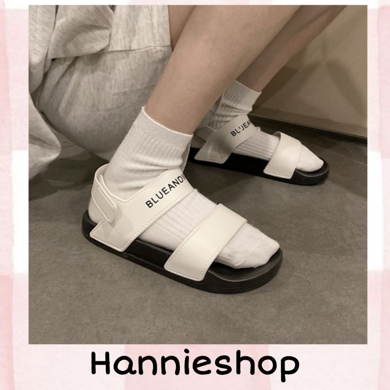 Giày Sandal Cá Tính Năng Động Blue And White
