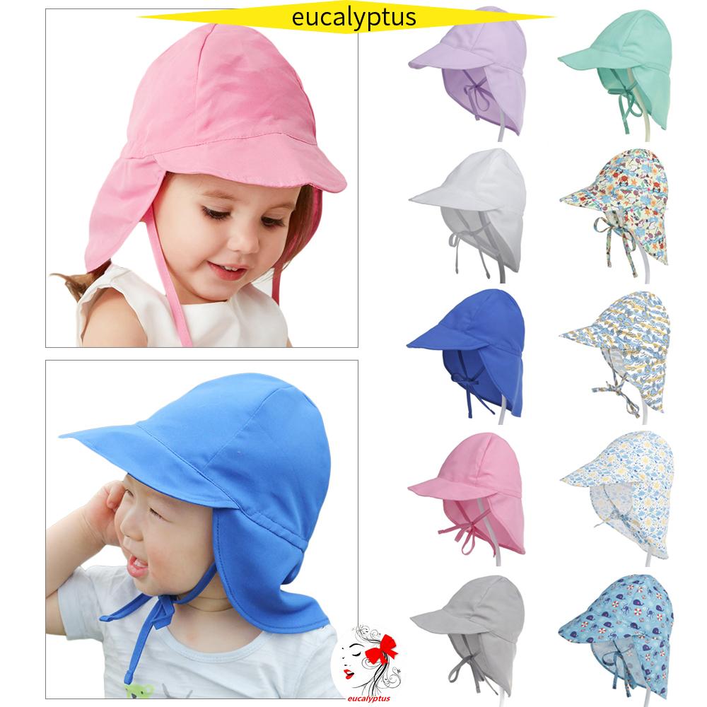 Mũ Chống Nắng Bằng Cotton Thoáng Khí In Họa Tiết Hoạt Hình Thời Trang Mùa Hè Cho Bé 2-5 Tuổi