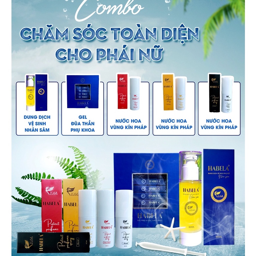 Nước hoa vùng kín Habela - 40ml - Chuẩn Pháp