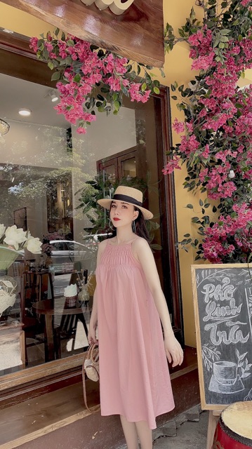 Váy đũi yếm chun ngực