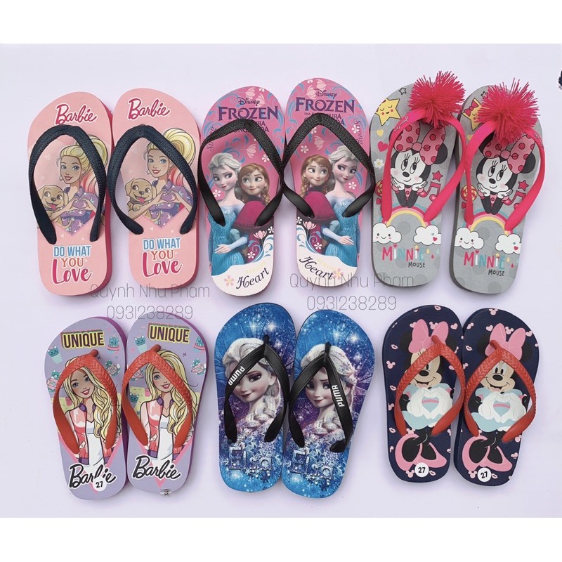 Dép kẹp xuất dư cho bé