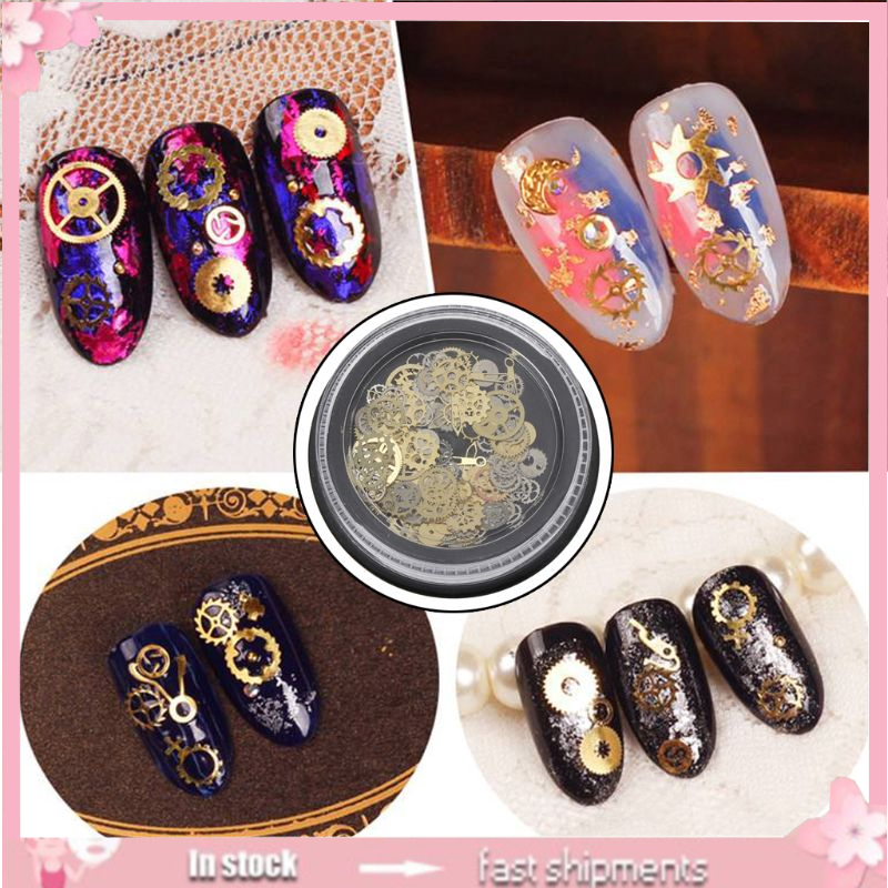 Set 120 Phụ Kiện Hình Bánh Răng Đồng Hồ Làm Trang Sức Thủ Công