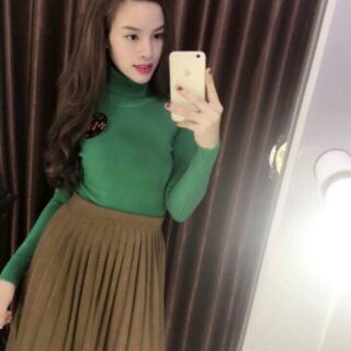 Áo len cổ lọ