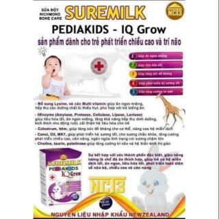 Hộp Sữa Suremilk Pediakids - IQ Grow