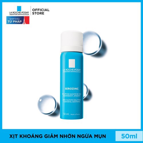 Nước khoáng giúp làm sạch và dịu da La Roche-Posay Serozinc 50ml