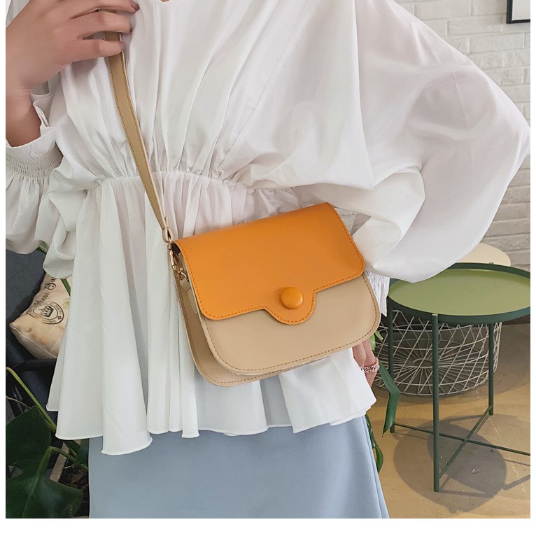 TÚI ĐEO CHÉO NỮ BẦU KHUY PHỐI MÀU TT 9 | BigBuy360 - bigbuy360.vn