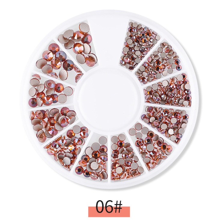 Hộp 12 ngăn đá chân keo mix size F609 (Các mẫu từ 1-11)