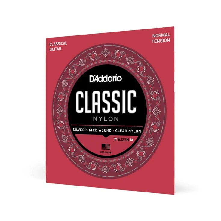 Dây đàn D'addario Classic Guitar EJ27N Normal Tension Clear Nylon ( Hàng CHính Hãng )