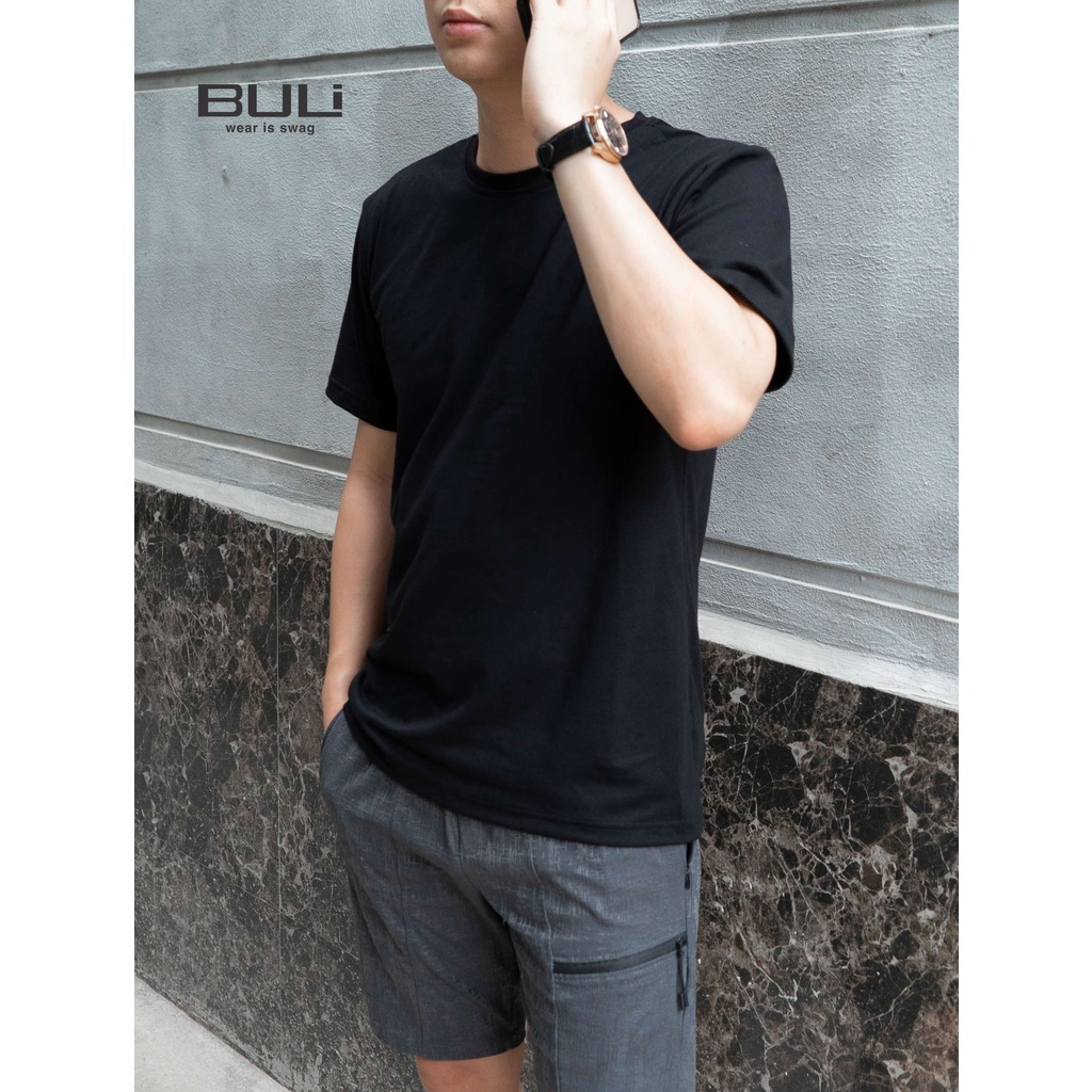 Áo phông nam cộc tay, áo thun cổ tròn co dãn, chống bai,xù PHÔNG TRƠN | BigBuy360 - bigbuy360.vn